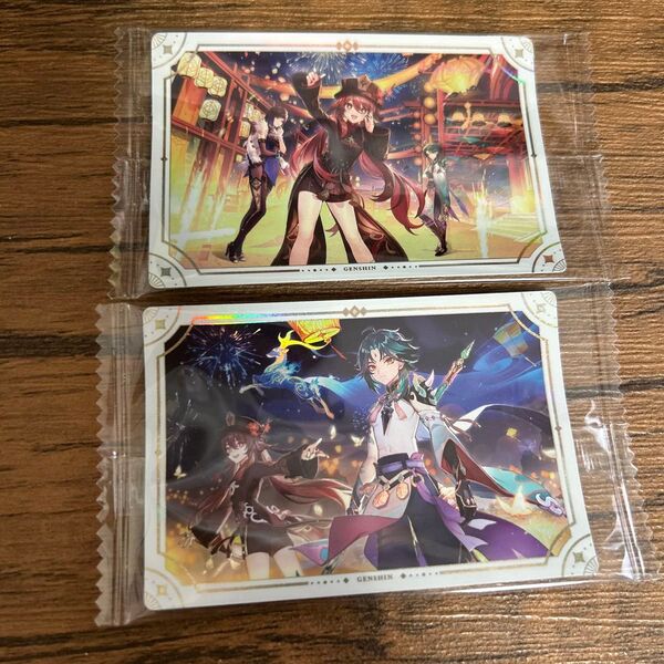 原神シールウエハース 原神 原神ウエハース 胡桃 2枚セット