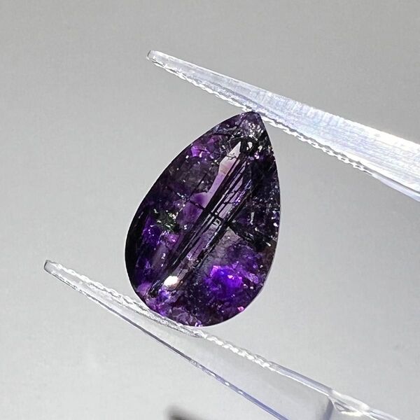 【天然石ルース】アメジストエレスチャル 6.66ct