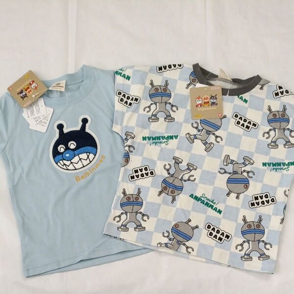 来たる夏! 100cm アンパンマン Tシャツ 半袖 男の子 総柄 Tシャツ セット