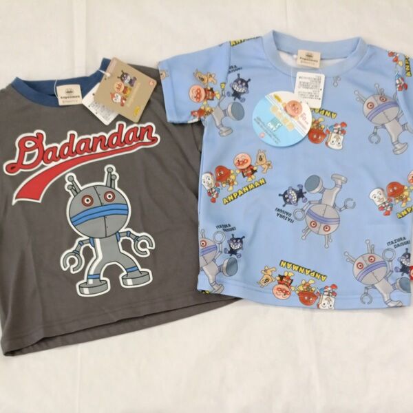 来たる夏! 90cm アンパンマン Tシャツ 半袖 男の子 総柄 Tシャツ セット新品 箸 保育園 幼稚園 お弁当 ランチ