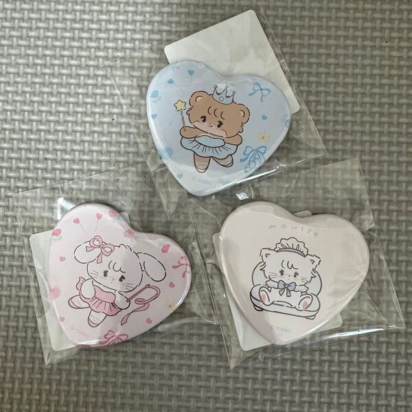 mikkocharacters 缶バッジ DMMスクラッチくじ 3個セット