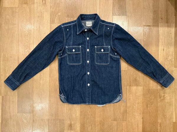 Pherrow's Shirt デニムシャツ Mサイズ フェローズ