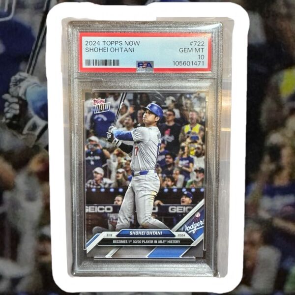 PSA10 大谷翔平 2024 Topps now 50/50 ドジャース Shohei Ohtani
