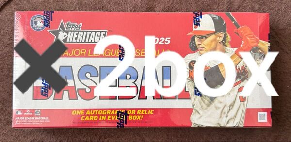MLB 2025 Topps Heritage Baseball Box 2box
