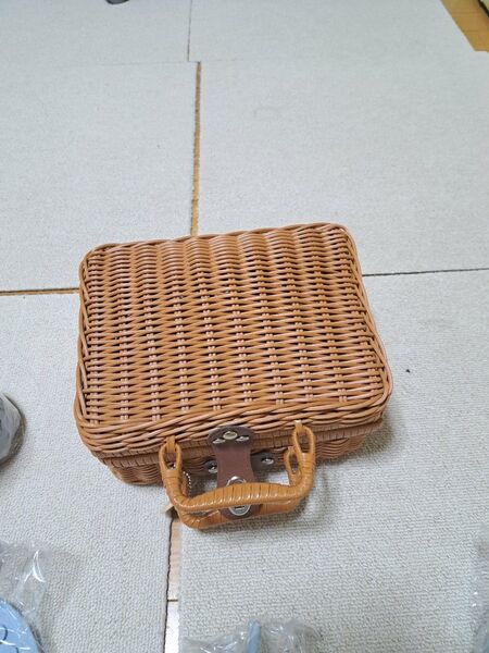籐製 小物入れ かご バスケット