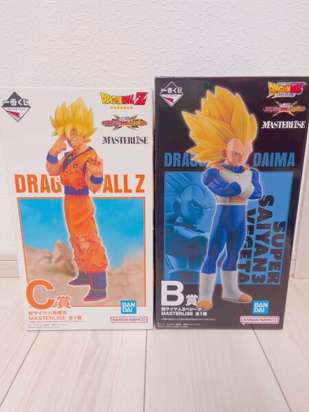 ドラゴンボール 一番くじ VSオムニバスCROSS C賞 超サイヤ人孫悟空 B賞 超サイヤ人3ベジータ MASTERLISE