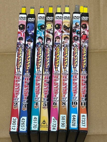 ルパンレンジャーvsパトレンジャーDVD 2.3.4.5.6.8.10.11 レンタル落ち8本セット