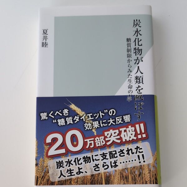 炭水化物が人類を滅ぼす 糖質制限からみた生命の科学 (光文社新書 663) 夏井睦/著