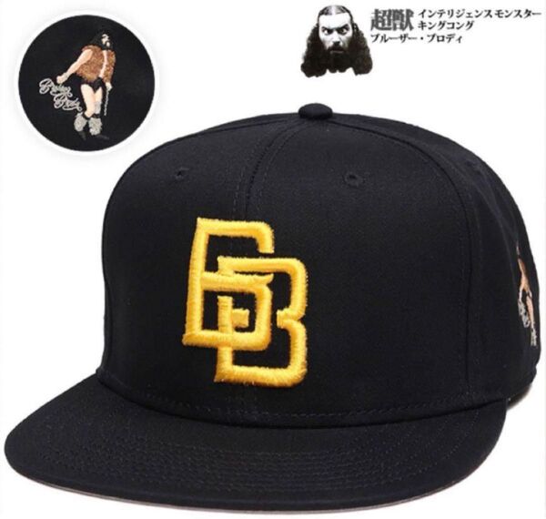 ブルーザー・ブロディ キャップ ハオミン 全日本プロレス 帽子 HAOMING チャンピオン スタン・ハンセン 真壁刀義 超獣