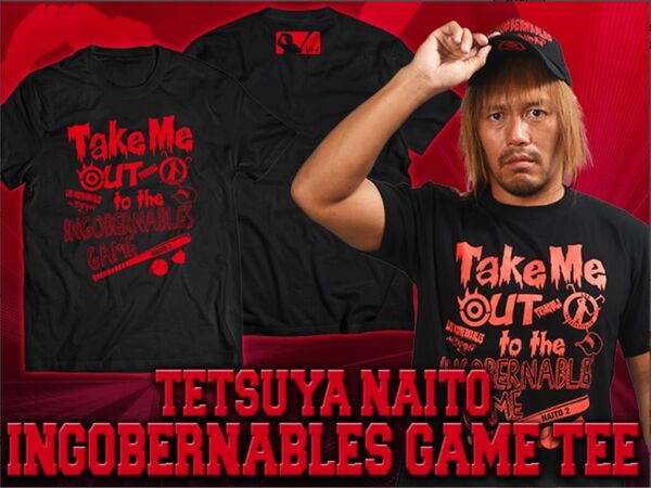 内藤哲也 Tシャツ ロスインゴベルナブレスデハポン 新日本プロレス 鷹木信悟 高橋ヒロム 辻陽太 広島カープ IWGPチャンピオン