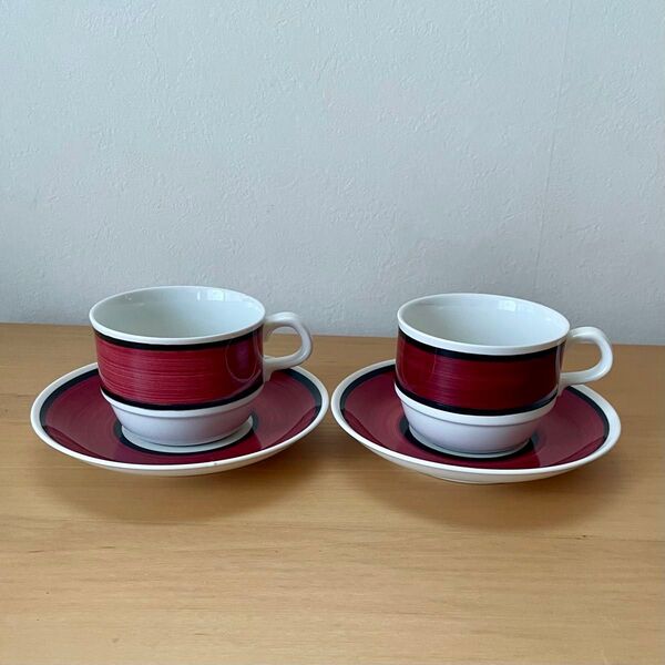 【金継ぎ用】ロールストランド カルメン コーヒーカップ&ソーサー 2客セット