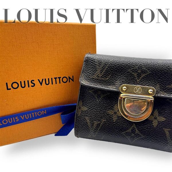【微美品】Louis Vuitton ルイヴィトン モノグラム 折り財布 コアラ