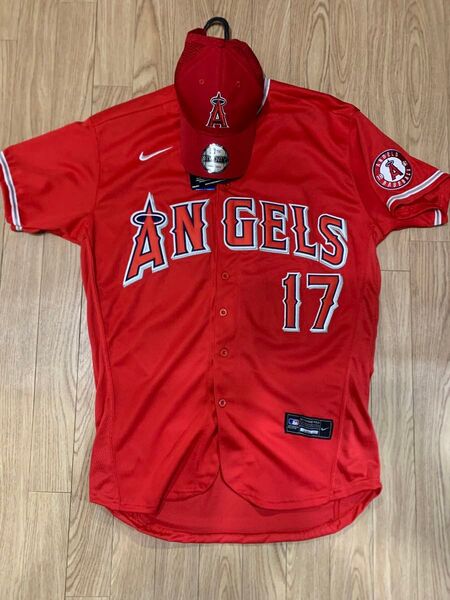 エンゼルス 大谷翔平 ユニフォーム 帽子 2点セット