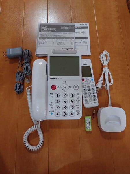 シャープ デジタルコードレス電話機 JD-AT91CL