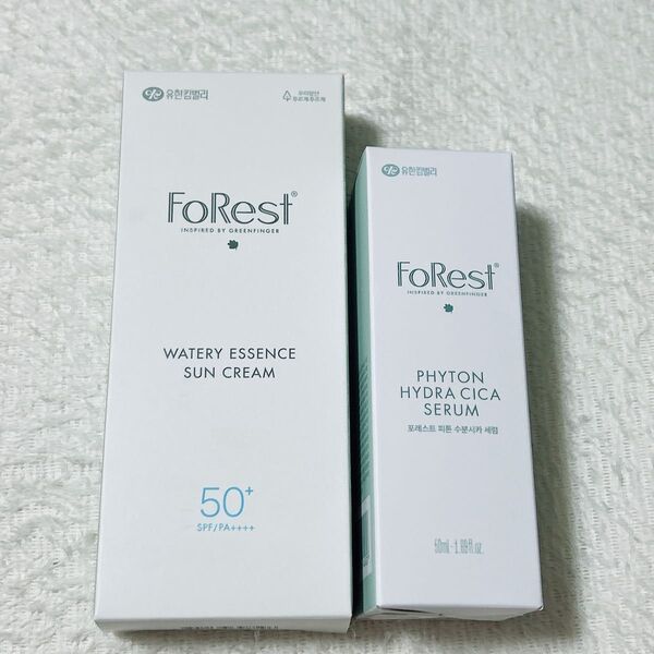 FoRest フォレストウォータリーエッセンス サンクリーム 80ml フォレストピトン水分シカセラム 50ml