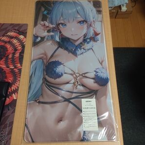 78 原神 神里綾華 プレイマット マット ラバーマット デスクマット 美少女 ゲーム