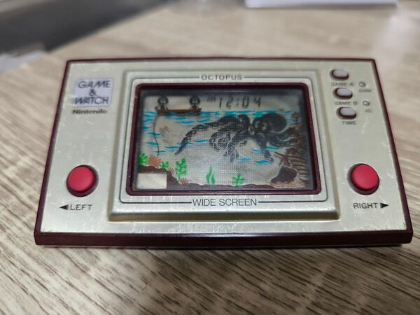 ゲーム&ウォッチ OCTOPUS タコ ワイドスクリーン