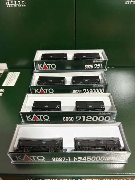 Nゲージ トラ45000 ワ12000 ワラ1 ワム90000 KATO 鉄道模型 貨車 4セット