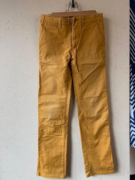 パンツ チノパン ストレッチ GAP KIDS 長ズボンイエロー 150
