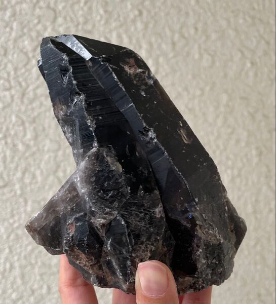 モリオン 黒水晶 原石 クラスター 魔除 お守 浄化 クリスタル 魔除 お守 天然石 浄化 幸運 開運 ラッキー ブラック