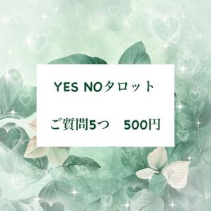 19:30〜20:00即鑑定可能です YES NOタロット ご質問5つ