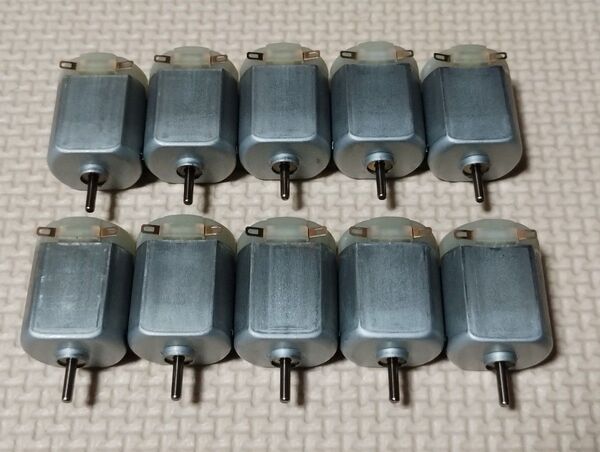 未使用 タミヤ純正 片軸 ノーマルモーター 10個セット SMC製 ミニ四駆 FA-130