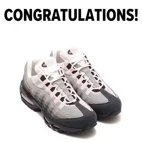 W NIKE AIR MAX 95 OG Bubble "Pink Foam" 27.5cm