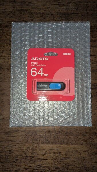 ADATA UV128 USBメモリ 64GB USB3.2 新品未開封