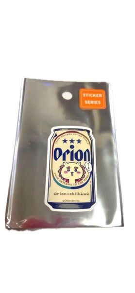 ちいかわ×オリオンビール スマホに貼れるサイズのステッカー(ビール缶) オリオン