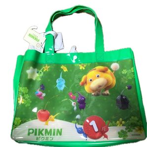 ピクミン ビーチ 海 夏 砂場 海水浴 ビニールバッグ トート スイミング 新品 トートバッグ プールバック バッグ 任天堂