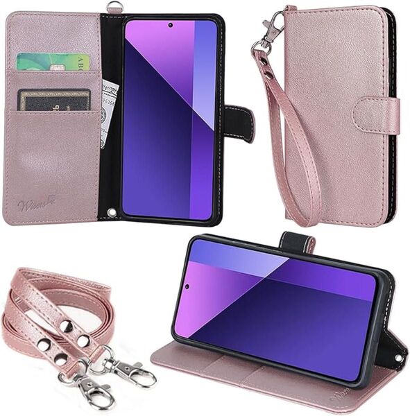 OPPO Find X3 Pro ケース 手帳型 スマホケース ローズゴールド