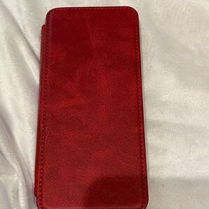 Xperia 5 IV ケース 手帳型 スタンド機能 カード収納 レッド