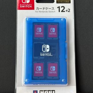 HORI カードケース12+2 for Nintendo Switch ブルー 新品未開封 ライセンス商品