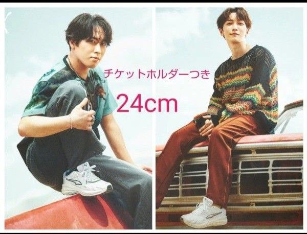【期間限定】 渡辺翔太 宮舘涼太 PUMA スノーマン スニーカー 先着特典チケットホルダー付き