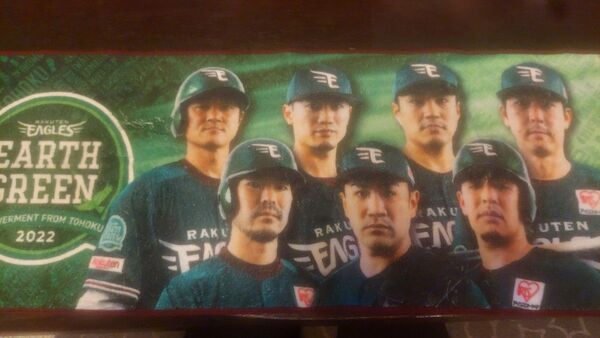 東北楽天ゴールデンイーグルス 応援タオル EAGLES GREEN 2022 フェイスタオル プロ野球