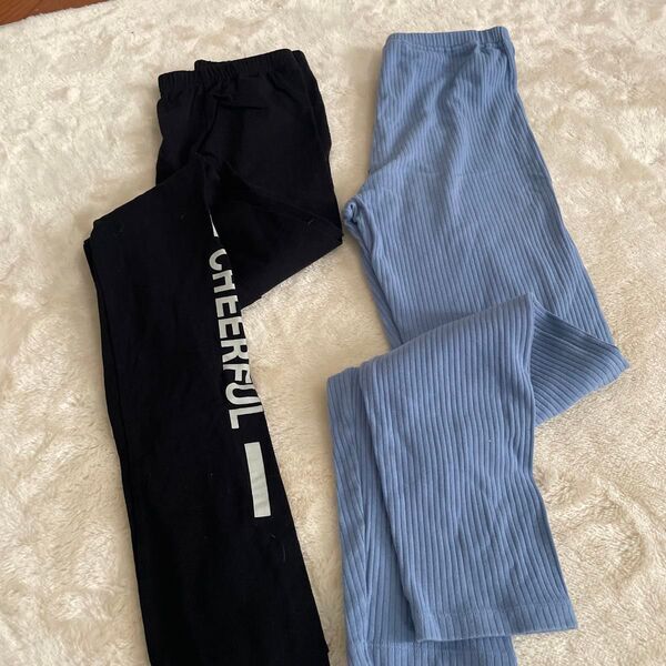 160 レギンス 2個 ユニクロもUNIQLO 未使用含む 女の子レギンス スパッツ