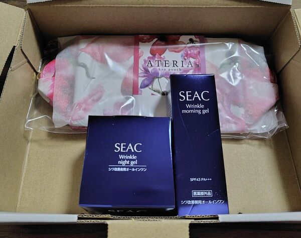 世田谷自然食品 SEAC シーク 朝用夜用 オールインワンゲル 25g 各1個
