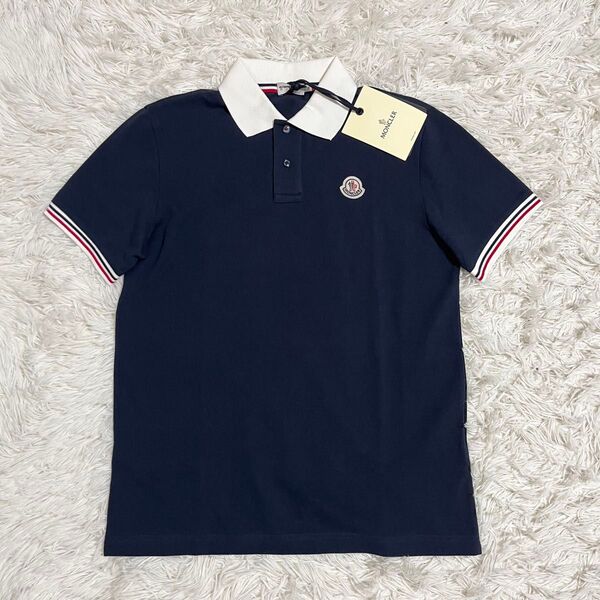 【新品】 MONCLER モンクレール 20ss ポロシャツ トリコロールライン