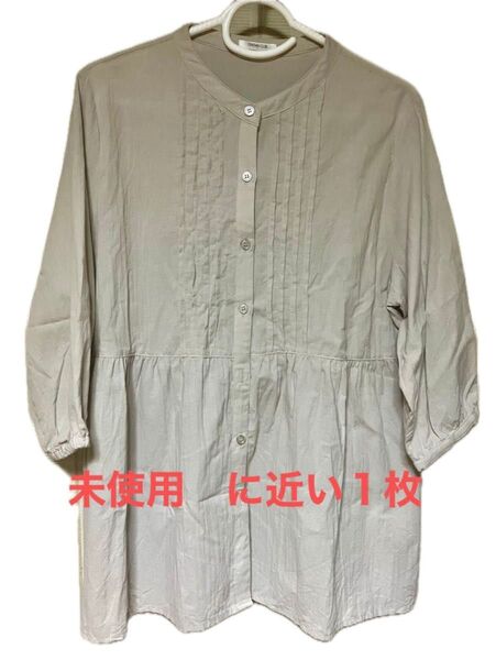 ★春夏向け 羽織り風シャツブラウス 七分袖ブラウス 未使用に近いゆとり系!最後迄読んでね。