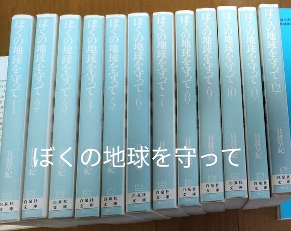 ぼくの地球を守って 全12巻 白泉社文庫 日渡早紀 花ゆめトートバッグ 非売品