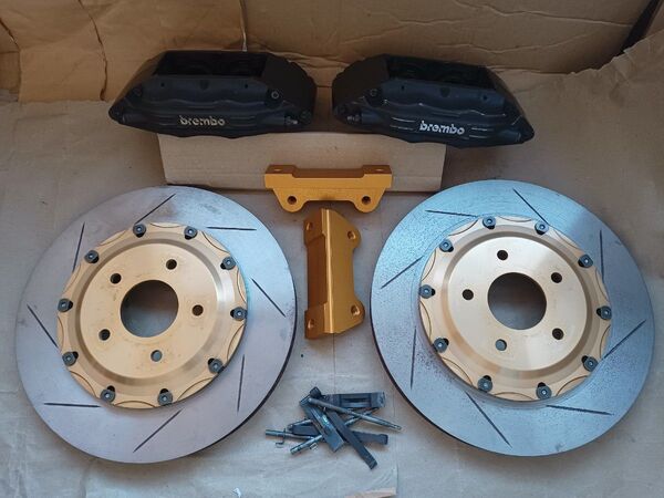 スカイラインGT-R BNR32 BCNR33 F40ブレンボキャリパー 340φ 2ピースローター S14 S15 HCR32