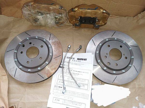 スカイラインGT-R BNR32 BCNR33 BNR34 alcon 4POTキャリパー nismo ブレンボレーシング