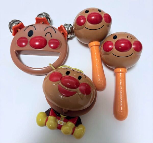 アンパンマン 楽器セット カスタネット ハンドベル マスカラ
