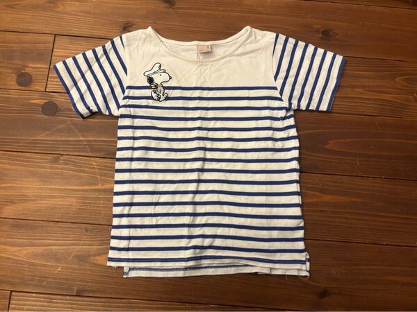 プティマイン スヌーピー コラボ 半袖 トップス カットソー 半袖Tシャツ Tシャツ 130 120
