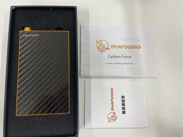 【視聴時間少】RHAPSODIO Carbon Force アンプ ポタアン