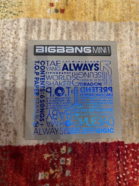 bigbang ビッグバン BIGBANG 1ST MINI ALBUM ALWAYS 1st mini album always