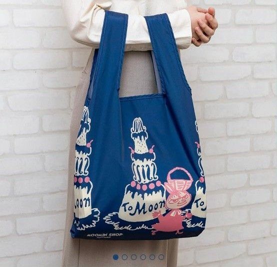 MOOMIN ムーミン ショップ パティスリー エコバッグ リトルミイ 大き目 軽い しっかりしたエコバッグ 限定