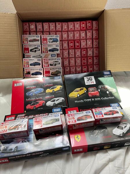トミカ 合計100台豪華まとめ売り 9割未開封 絶版 赤箱 ドリームトミカ