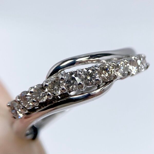 PT900 ダイヤモンド 0.50ct リング 指輪 プラチナ 指輪 ダイヤ