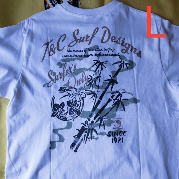 ▼1581 タウカン T&C 半袖Tシャツ Lサイズ 未使用新品 白 タグ付 タウン&カントリー